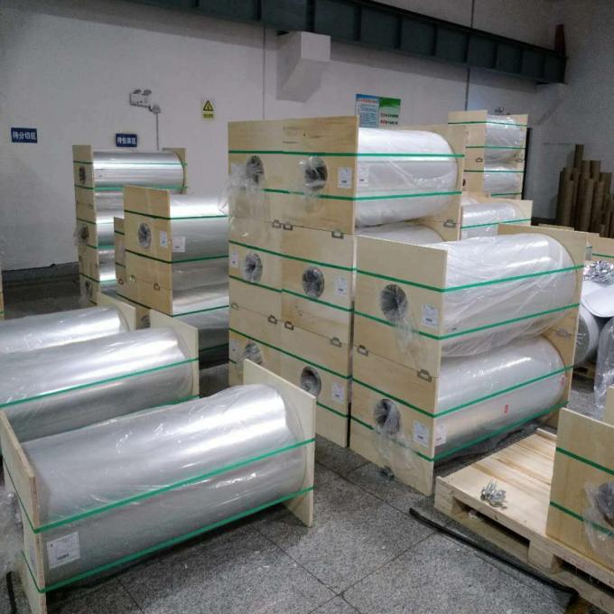 Envoltorio de plástico biodegradable protector de empaquetado de la película del Pla de Olylactate en vez de la película de Opp