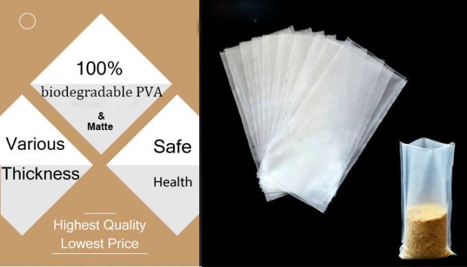 Сумка изготовленного на заказ мягкого biodegradable мешка приманки рыб PVA пластикового расстворимая в воде для удить прикорм